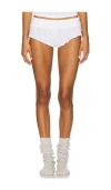 Negative Underwear Whipped Mini Short In White