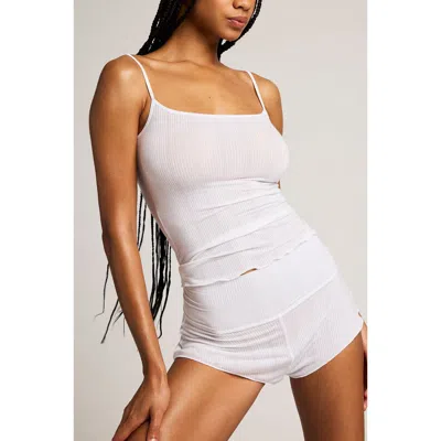 Negative Underwear Whipped Mini Short In White