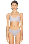 Negative Underwear Whipped Non Wire Bra In Blue