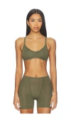Negative Underwear Whipped Non Wire Bra In Green