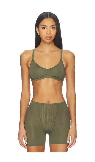 Negative Underwear Whipped Non Wire Bra In Green