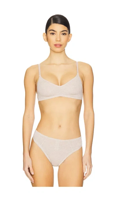 Negative Underwear Whipped Non Wire Bra In Sand