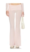 Negative Underwear Whipped Roll Down Pant In Pink