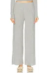 Negative Underwear Whipped Track Pant In Heather Grey