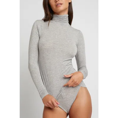 Negative Underwear Whipped Turtleneck In Heather Grey