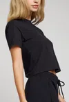 Negative Uniform Baby Tee In Black