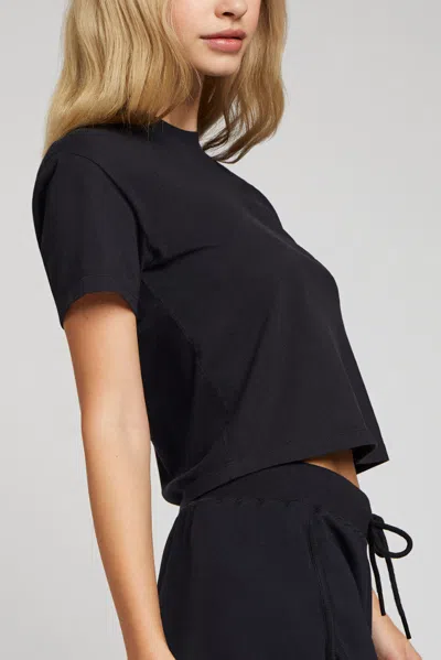 Negative Uniform Baby Tee In Black