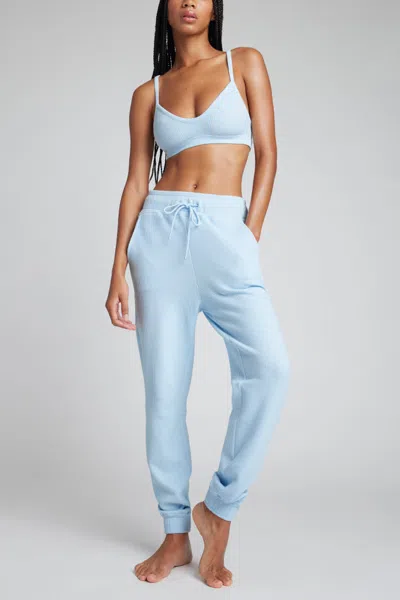 Negative Waffle Knit Jogger In Glacier In Blue