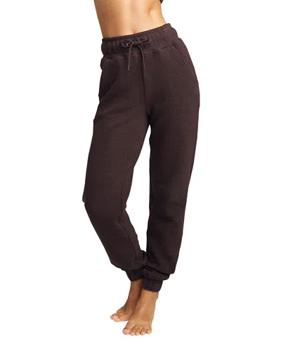 Negative Waffle Knit Jogger In Purple