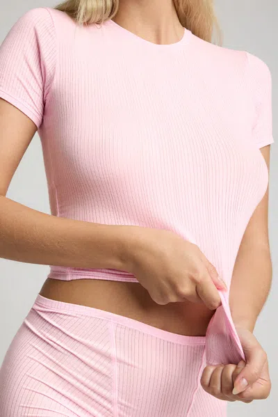 Negative Whipped Baby Tee In Babe In Pink