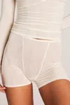 Negative Whipped Boxer In Cream In White