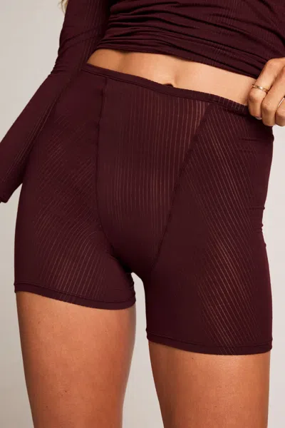 Negative Whipped Boxer In Garnet In Brown