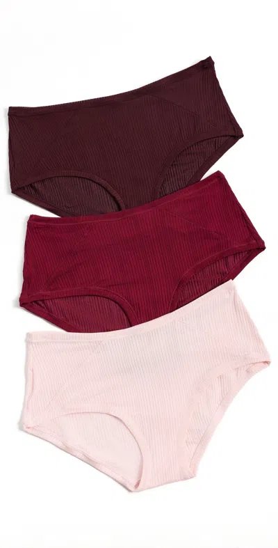Negative Whipped Boy Shorts 3 Pack Crush In Multi
