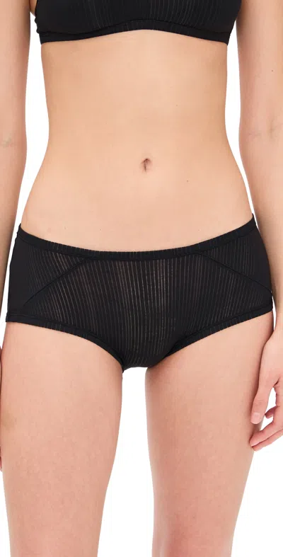 Negative Whipped Boy Shorts Black