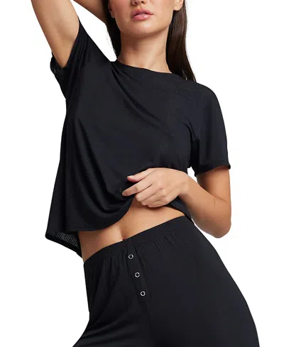 Negative Whipped Boyfriend Tee In Black