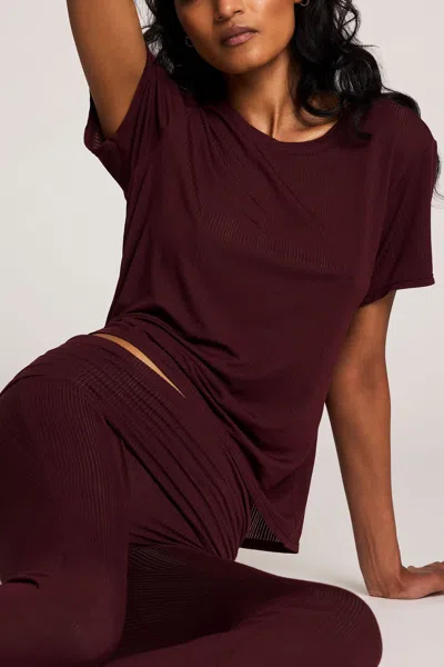 Negative Whipped Boyfriend Tee In Garnet