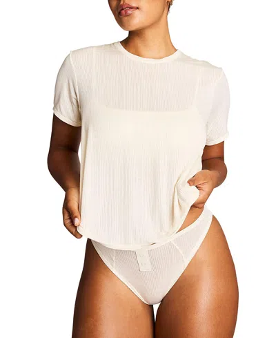 Negative Whipped Boyfriend Tee In White