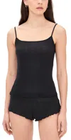Negative Whipped Modal Cami Top In Black