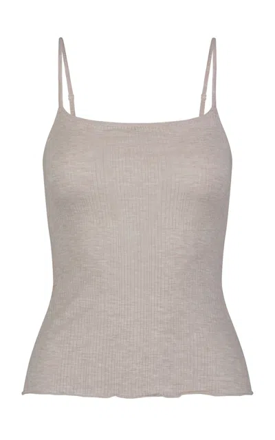 Negative Whipped Cami Top In Neutral