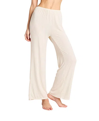 Negative Whipped Cropped Pant In White