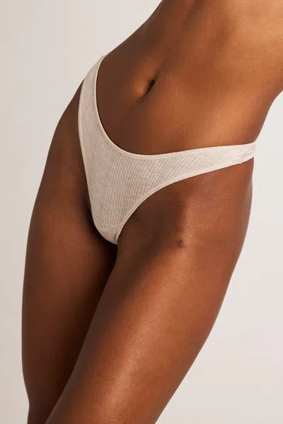Negative Whipped Dipped Thong In Sand In Neutral