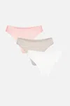 Negative Whipped Dipped Thong In Sea Shell (pack) In Multi