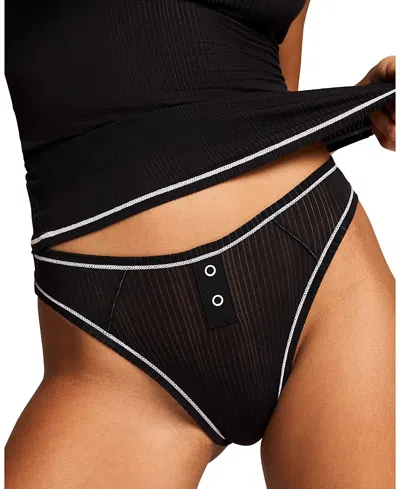 Negative Whipped French Cut Brief In Black