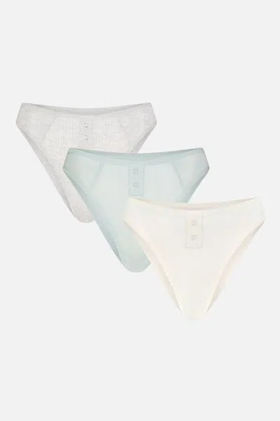 Negative Whipped French Cut Brief In Dip (pack) In Neutral