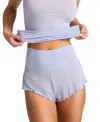 Negative Whipped Mini Short In Blue
