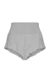 Negative Whipped Mini Short In Gray