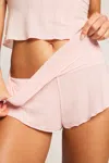 Negative Whipped Mini Short In Shell In Pink
