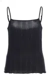 Negative Whipped Modal Cami Top In Black