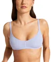 Negative Whipped Non-wire Bra In Blue