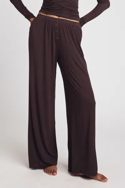 Negative Whipped Track Pant In Ganache In Brown