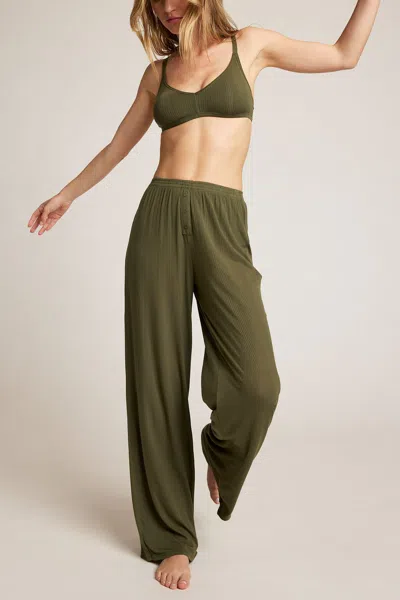 Negative Whipped Track Pant In Moss In Green
