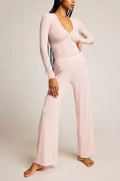Negative Whipped Track Pant In Shell In Pink