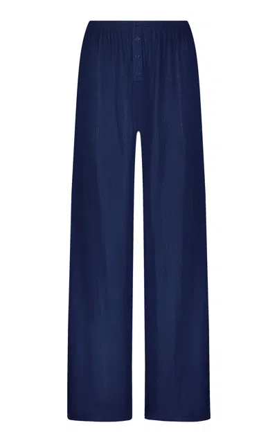 Negative Whipped Track Pant In Navy