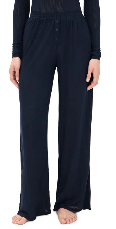 Negative Whipped Track Pants Navy In Blue