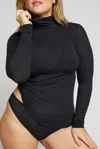 Negative Whipped Turtleneck In Black