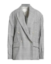 Nehera Woman Blazer Ivory Size 6 Virgin Wool In Gray