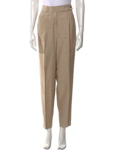 Pre-owned Nehera Wool Skinny Leg Pants In Neutral