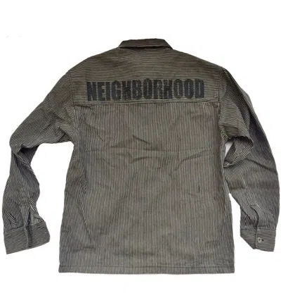 Pre-owned Neighborhood 2002 Work Wear Shirt In Striped