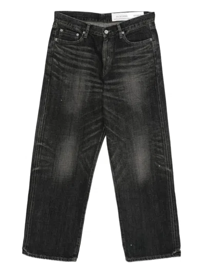 Neighborhood Dp Basic Straight-leg Selvedge Jeans In Black
