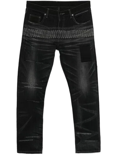 Neighborhood Bi Savage Jeans In Black