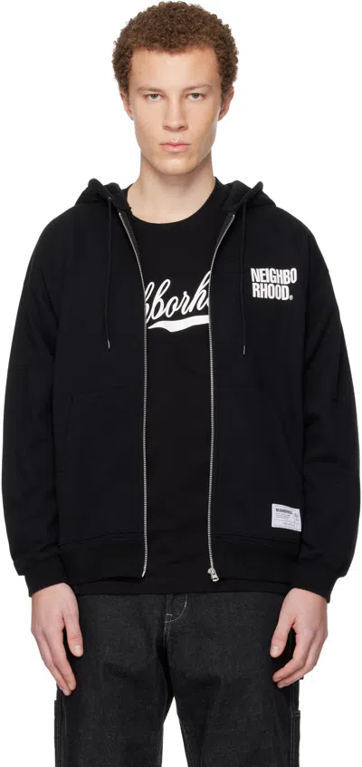 Neighborhood Black Classic Sweat Zip Hoodie