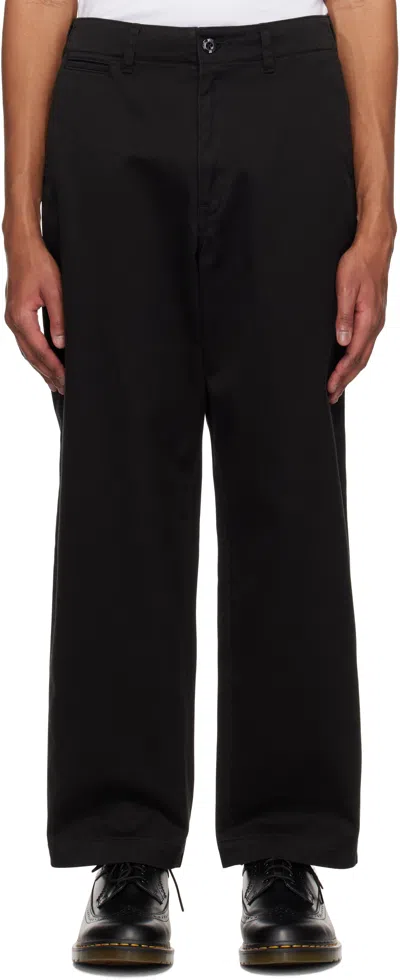 Neighborhood Black Baggy Silhouette Easy Trousers