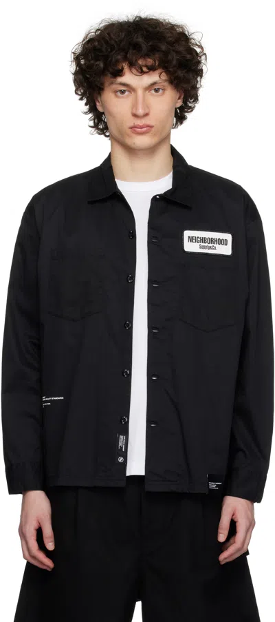 NEIGHBORHOOD BLACK CLASSIC WORK SHIRT