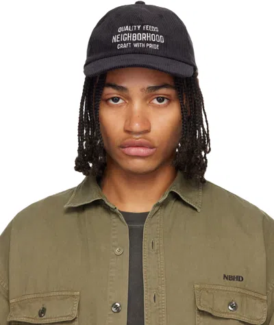 Neighborhood Black Corduroy Dad Cap