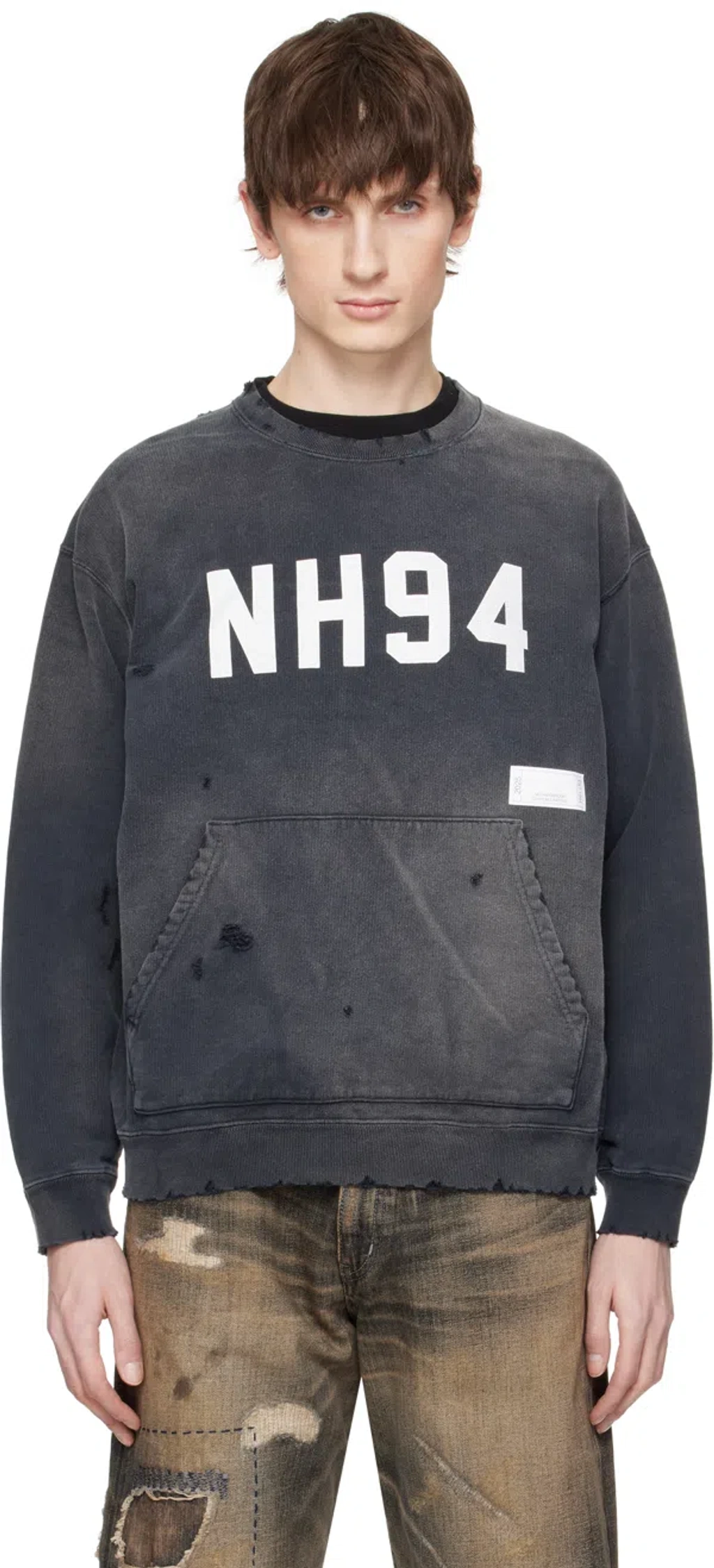 2.8万 NEIGHBORHOOD SAVAGE CREWNECK LS BLK Neighborhood Black Ls