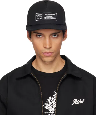 Neighborhood Black Mesh Cap